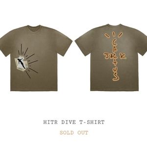 New, Travis Scott Dive Tee - GRN - XL